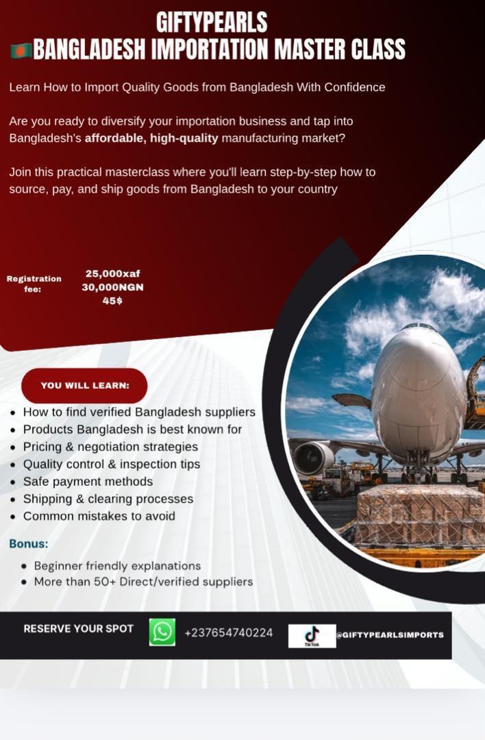 Bangladesh Importation Master Class
